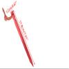 ciciTree 12Pcs Titanium Alloy Tent Nail Pegs Stakes with Rope Lightweight Camping Red view 2
