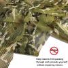 GRVCN 300D Camouflage Netting Camo Burlap Blind Material Cover for Hunting Ground Blinds Wargames Wildlife Photography view 3
