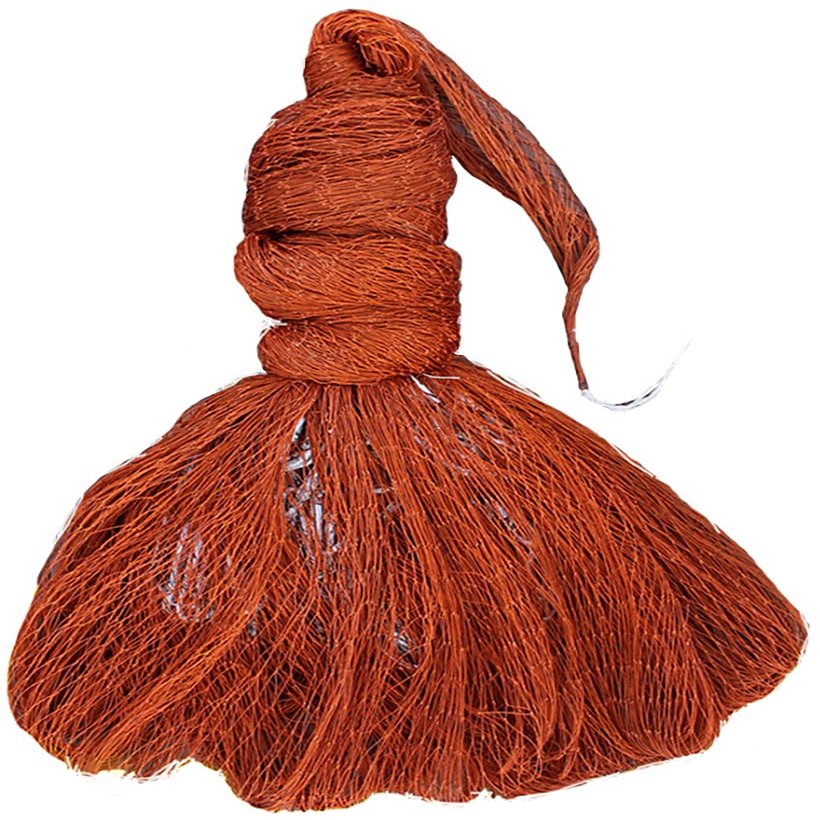Lawaia Throw Nets for Fishing Bait White Nylon Thread Iron Steel Sinking Hand Throwing Fishing Net Old Traditional Landing Net Fish Small Mesh,Radius 2.5m (Tire line - 2.5m)