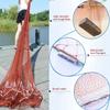 Lawaia Throw Nets for Fishing Bait White Nylon Thread Iron Steel Sinking Hand Throwing Fishing Net Old Traditional Landing Net Fish Small Mesh,Radius 2.5m (Tire line - 2.5m) view 4