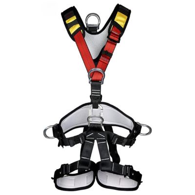 HandAcc Climbing Seat Belts, Professional Thicken Full Body Large Size Safety Climbing Belt, Climbing Gear for Caving Rock Climbing Tree Climbing Fire Rescuing Rappelling Equipment