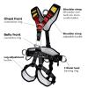 HandAcc Climbing Seat Belts, Professional Thicken Full Body Large Size Safety Climbing Belt, Climbing Gear for Caving Rock Climbing Tree Climbing Fire Rescuing Rappelling Equipment view 4
