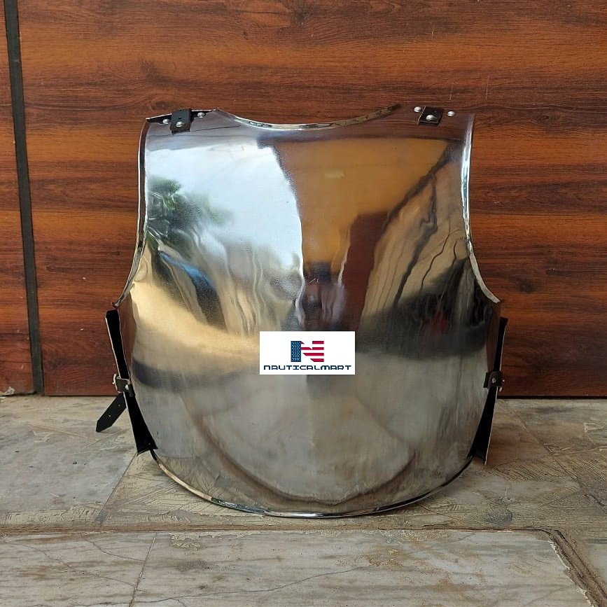 Medieval Knight Steel Breastplate Halloween Costume