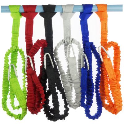 Kasteco 6 Pack Stretchable Paddle Leash Paddle Holder Tool Lanyard for Kayak and Paddles, Fishing Poles Rods