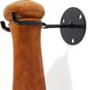 ROYHOO 4PCS Baseball Bat Display Holders - Multipurpose Sturdy Wall Mounted Rack for Memorabilia - Hooks for Softball - Black Hanger view 4