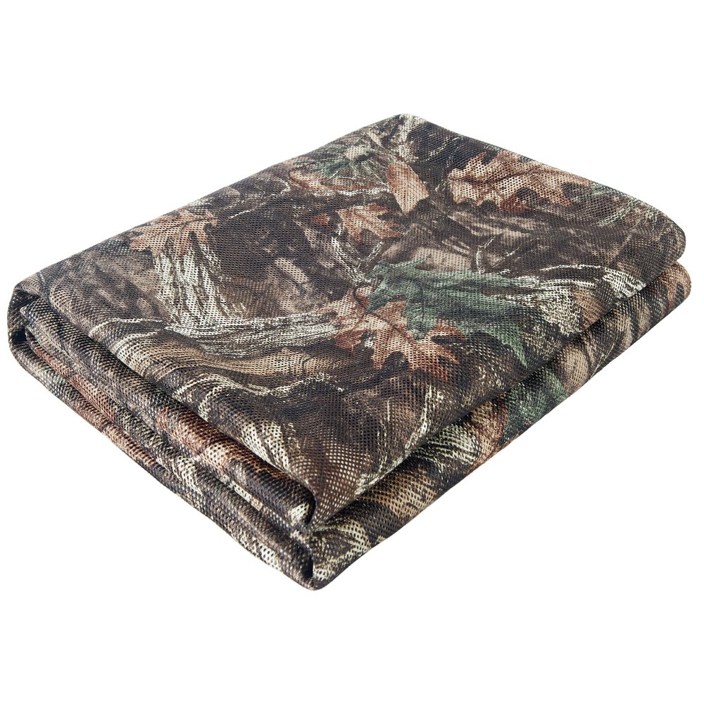 GRVCN 300D Camouflage Netting Camo Burlap Blind Material Cover for Hunting Ground Blinds Wargames Wildlife Photography