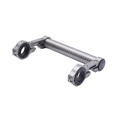 SJHY Bicycle Accessories Bike Handlebar Extender,Carbon Bicycle Speedometer Extender Mount Alloy Headlight Extension Mount Holder Bike Accessories Bike Parts (Color : Dark Grey)