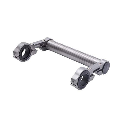 SJHY Bicycle Accessories Bike Handlebar Extender,Carbon Bicycle Speedometer Extender Mount Alloy Headlight Extension Mount Holder Bike Accessories Bike Parts (Color : Dark Grey)