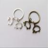 Hollow Animal Hedgehog Hedgepig Charms Keychain For Women Girl Simple jewelry (2pc keyring #11) view 3
