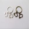 Hollow Animal Hedgehog Hedgepig Charms Keychain For Women Girl Simple jewelry (2pc keyring #11) view 4