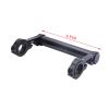SJHY Bicycle Accessories Bike Handlebar Extender,Carbon Bicycle Speedometer Extender Mount Alloy Headlight Extension Mount Holder Bike Accessories Bike Parts (Color : Black) view 2