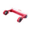 SJHY Bicycle Accessories Bike Handlebar Extender,Carbon Bicycle Speedometer Extender Mount Alloy Headlight Extension Mount Holder Bike Accessories Bike Parts (Color : Red) view 2