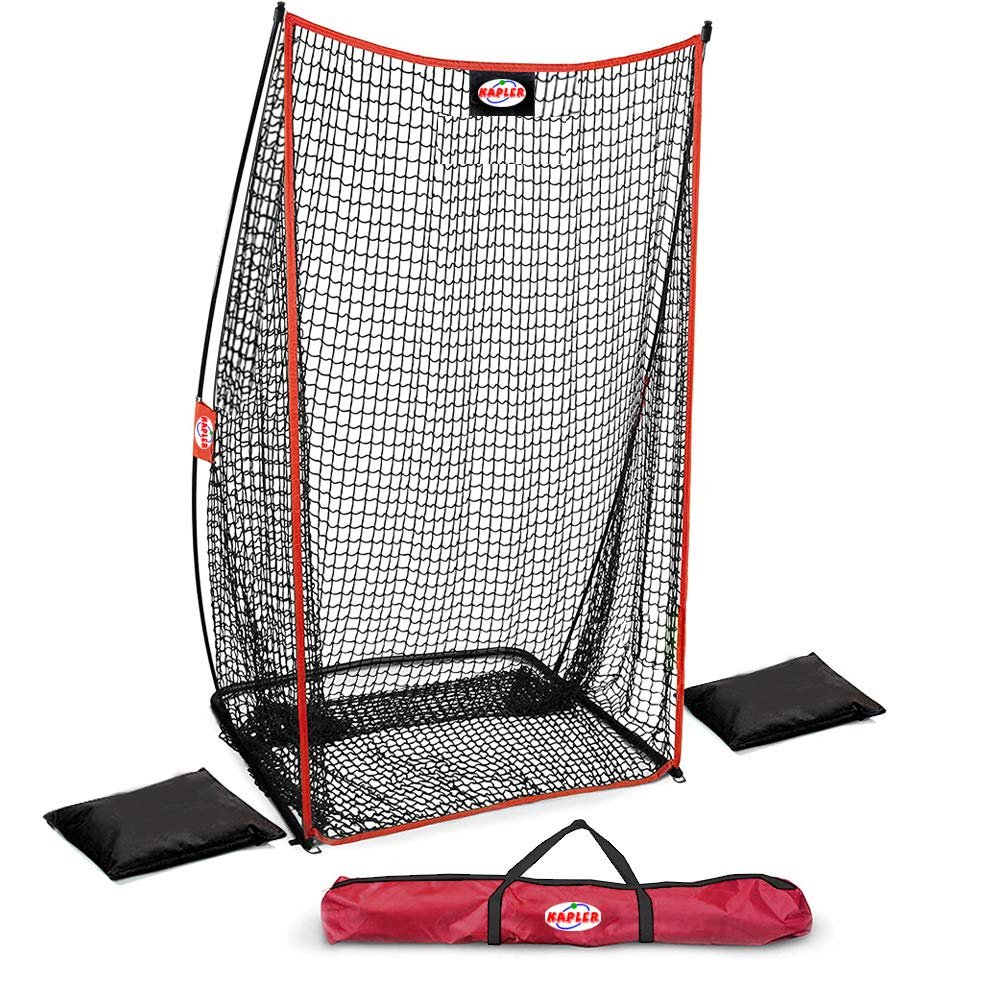 Kapler Football Kicking Net - 7x4ft Durable Steel Frame for Field Goal & Precision Kicks - Sideline Practice for Backyard Skill Improvement for Youth and Adults