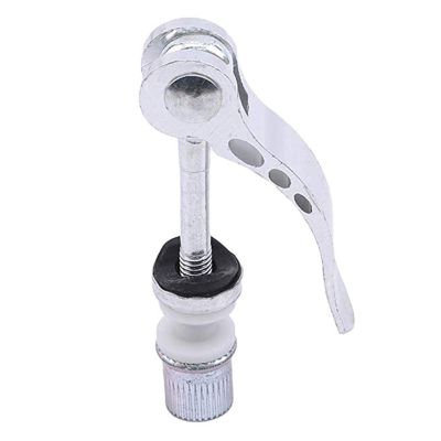 Bicycle Accessories Bicycle Quick Release Aluminium Bike Seat Post Clamp Seatpost Mountain Bike Seat Tube Clamp Bike Parts (Color : Silver)