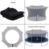 XXJJ Trampoline Net for 6/8-Poles, Tear and Weather-Resistant Replacement Safety Enclosure Net (NET ONLY),8ft 3 Arches or 6 Poles view 4
