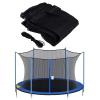 XXJJ Trampoline Net for 6/8-Poles, Tear and Weather-Resistant Replacement Safety Enclosure Net (NET ONLY),6ft 3 Arches or 6 Poles view 1
