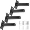 Clothink Wall Mounted Weight Plate Holder, Fits 2" Olympic Weight Plate Storage Rack,Heavy Duty 4 Pack Home Gym Organizer view 1