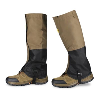 LYLFF Leg Gaiters, Waterproof and Anti-Snake-bite Leggings, Tear-Resistant Oxford Cloth, Suitable for Hiking, Skiing, Hunting and Mountaineering (Color : A, Size : One Size)