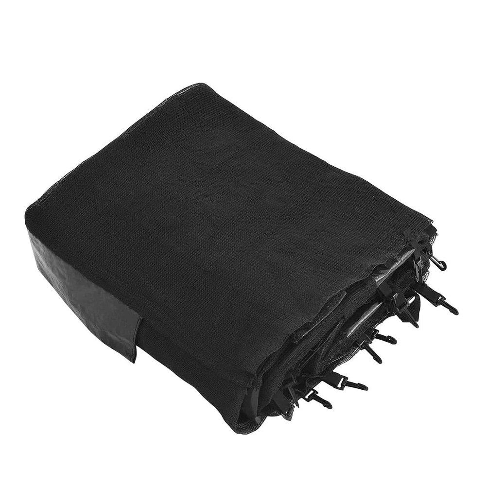 XXJJ Trampoline Replacement Safety Enclosure Net, Perfect Visibility and Tear&Weather-Resistant,13ft 8 Poles