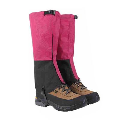 LYLFF Leg Gaiters, Waterproof and Anti-Snake-bite Leggings, Tear-Resistant Oxford Cloth, Suitable for Hiking, Skiing, Hunting and Mountaineering (Color : A, Size : Large)