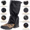 LYLFF Leg Gaiters, Waterproof and Anti-Snake-bite Leggings, Suitable for Hiking, Skiing, Hunting and Mountaineering (Color : Black, Size : One Size) view 4