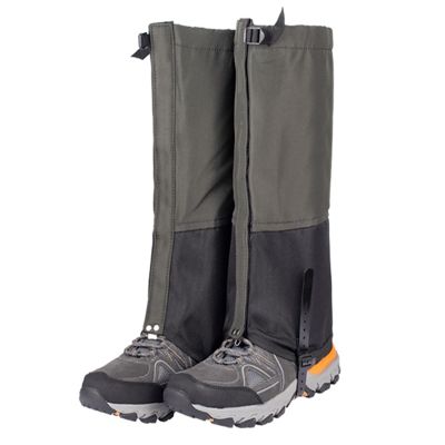 LYLFF Leg Gaiters, Waterproof and Anti-Snake-bite Gaiters, Tear-Resistant Oxford Cloth, Suitable for Hiking, Skiing, Hunting and Mountaineering (Color : B, Size : Small)