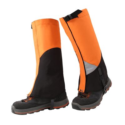 LYLFF Leg Gaiters, Waterproof and Anti-Snake-bite Leggings, Tear-Resistant Oxford Cloth, Suitable for Hiking, Skiing, Hunting and Mountaineering (Color : A, Size : X-Large)