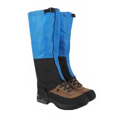 LYLFF Leg Gaiters, Waterproof and Anti-Snake-bite Leggings, Tear-Resistant Oxford Cloth, Suitable for Hiking, Skiing, Hunting and Mountaineering (Color : D, Size : Large)