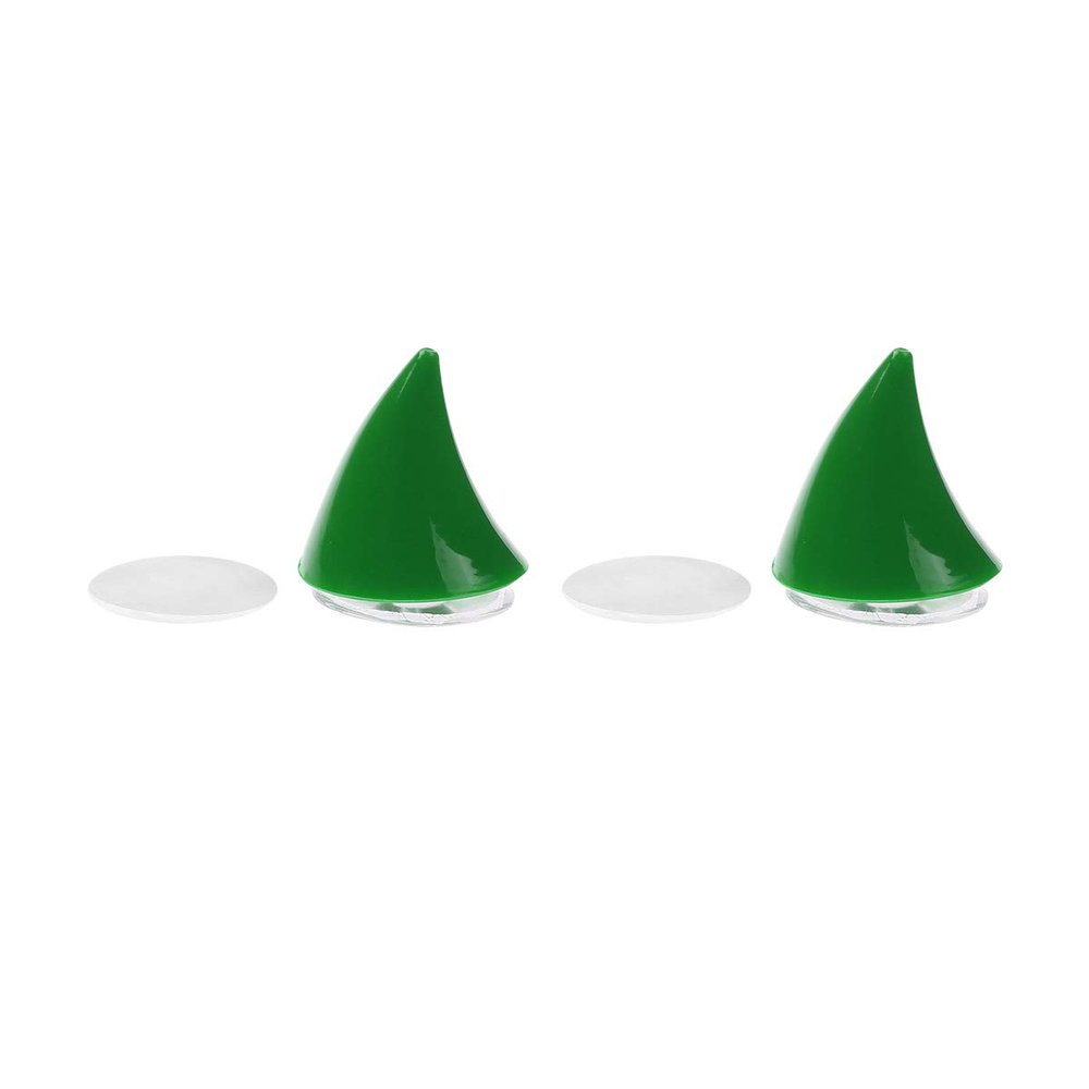 Aislor Devil Horns for Motorcycle Helmet with Suction Cups,Helmet Accessory for Bicycle Helmet, Ski Helmet, Motorcycle Helmet, Snowboard Helmet Green 2Pcs