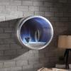 Brancaster Wall Rack w/LED Light - Aluminum view 1