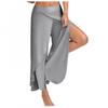 AKIWOS Split Yoga Pants Flowy Plus Size,High Slit Harem Pants Wide Leg Pants Women Casual Summer Long Loose Yoga Pants view 1