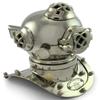 Scuba Divers Diving Helmet Military Marine Helmet Replica Model Or Original Chrome Finish Table Top/Desk Top Home | Office | Library Decorative Gift view 2