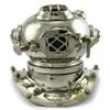Scuba Divers Diving Helmet Military Marine Helmet Replica Model Or Original Chrome Finish Table Top/Desk Top Home | Office | Library Decorative Gift view 4