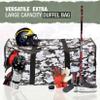Jetstream Heavy Duty Multi Pocket Large Sports Gym Equipment 3-Pocket Travel Duffel Bag (36 Inch, Camo) view 4