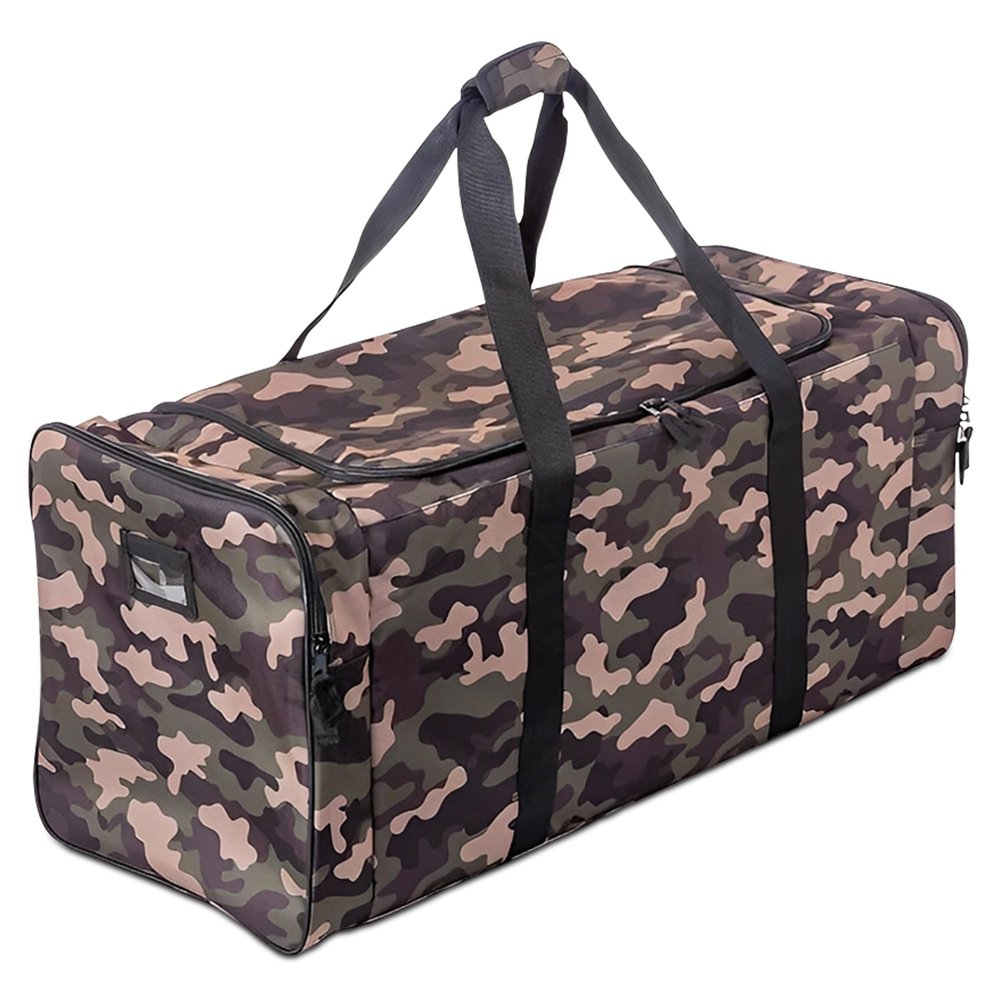 Jetstream Heavy Duty Multi Pocket Large Sports Gym Equipment 3-Pocket Travel Duffel Bag (36 Inch, Dark Camo)