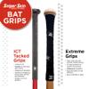 Sniper Skin Baseball Heat-Activated Bat Grip, Easy Install Tacked Non-Slip for Baseball & Softball Sports, Custom Fit Wrap That Lasts Up to 3 Times Longer - Blue/White Camo view 4