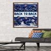Trends International NHL Tampa Bay Lightning - 2021 NHL Stanley Cup Champions Wall Poster, 34L x 22.4W, Mahogany Framed Version view 2