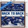 Trends International NHL Tampa Bay Lightning - 2021 NHL Stanley Cup Champions Wall Poster, 34L x 22.4W, Mahogany Framed Version view 3