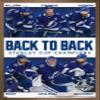 Trends International NHL Tampa Bay Lightning - 2021 NHL Stanley Cup Champions Wall Poster, 34L x 22.4W, Bronze Framed Version view 1