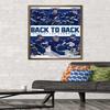 Trends International NHL Tampa Bay Lightning - 2021 NHL Stanley Cup Champions Wall Poster, 34L x 22.4W, Bronze Framed Version view 2