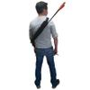 SAS Southland Archery Supply Leather Tube 17" Hip Quiver Arrow Holder with Belt Clip (Hip/Back Quiver 2-in-1) view 3