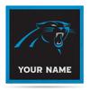Rico Industries NFL Football Carolina Panthers Personalized 23" X 23" Felt Wall Banner - Sports Decor for Man Cave, Game Room, Office & Bedroom - Made in The USA view 1