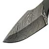 SANZ Damascus Hunting Knife 8 Inch - Camping Knife with Stag/Horn Handle, Full Tang Blade & Sheath for Hunting, Camping & Outdoor uses for Men view 4
