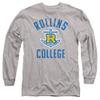 Rollins College Official Rollins Tars Logo Unisex Adult Long-Sleeve T Shirt,Athletic Heather, Medium view 1