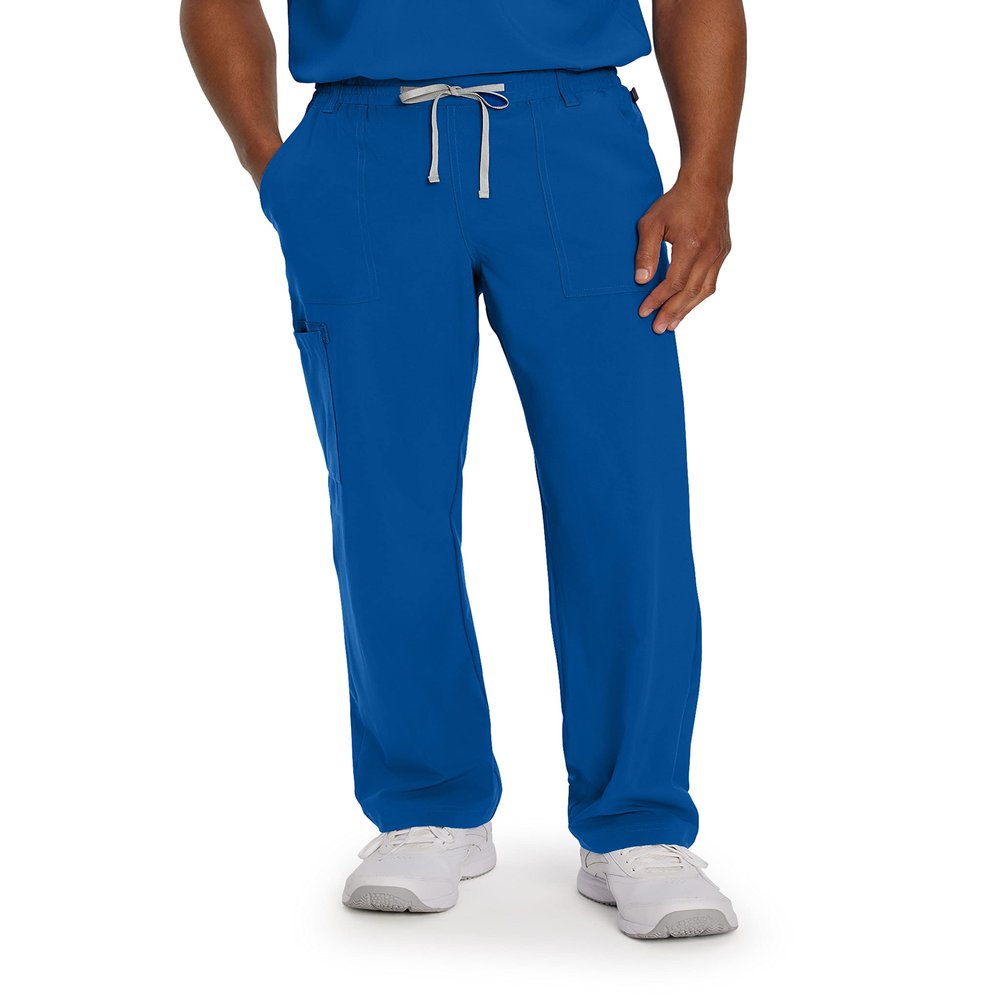 Urbane Performance Tailored Fit Super Stretch 4-Pocket Scrub Pants for Men 9254 New Royal