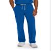 Urbane Performance Tailored Fit Super Stretch 4-Pocket Scrub Pants for Men 9254 New Royal view 1