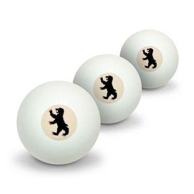 GRAPHICS & MORE Game of Thrones Mormont Sigil Novelty Table Tennis Ping Pong Ball 3 Pack
