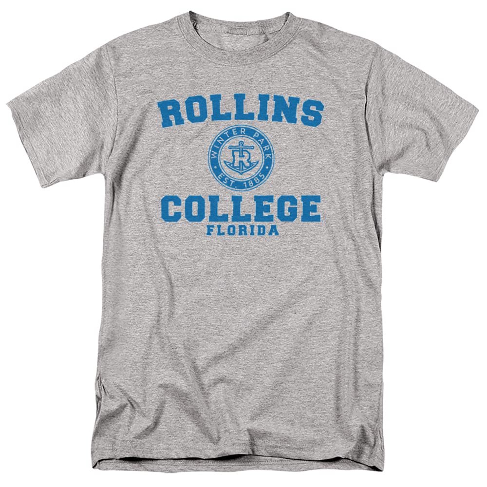 Rollins College Official Circle Logo Unisex Adult T-Shirt, Circle Logo, 4X-Large