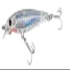 Yo-Zuri R1409-HGSH: 3D Inshore Fingerling (Sp) 70Mm 2-3/4", Ghost Shad view 1