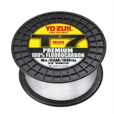 Yo-Zuri T7-10LB-CL-1000YD: T-7 Premium Fluorocarbon 10Lb 1000Yd, Clear